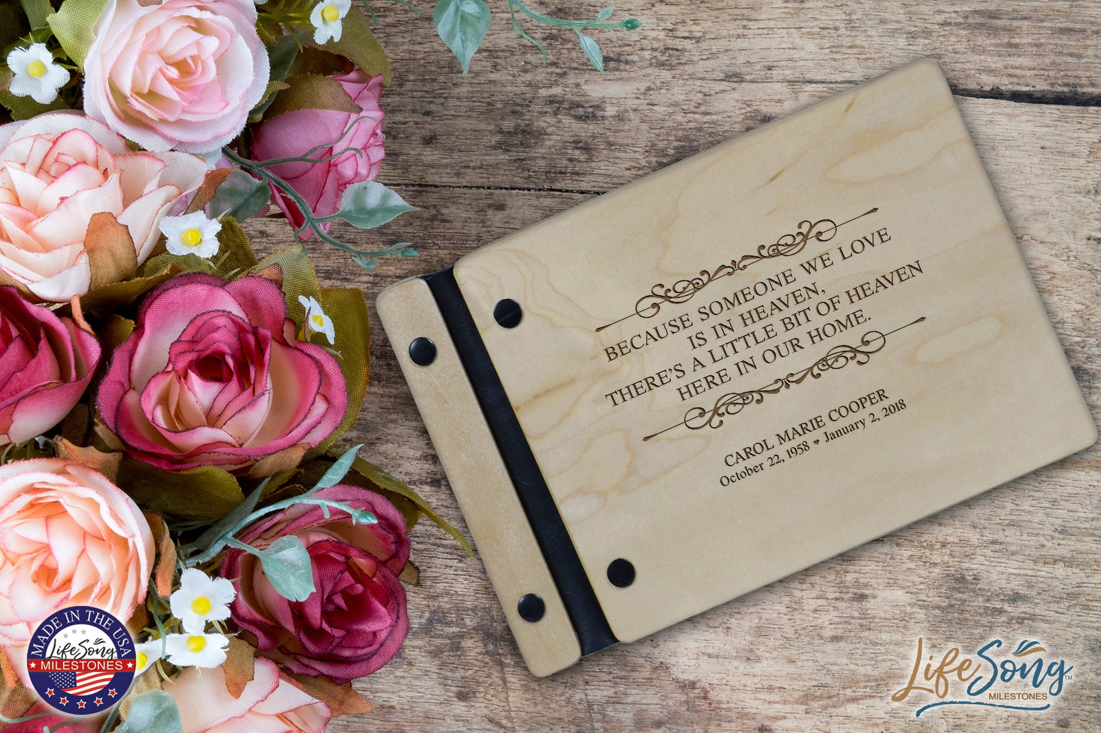 Personalized Memorial Guest Book - Someone We Love - LifeSong Milestones