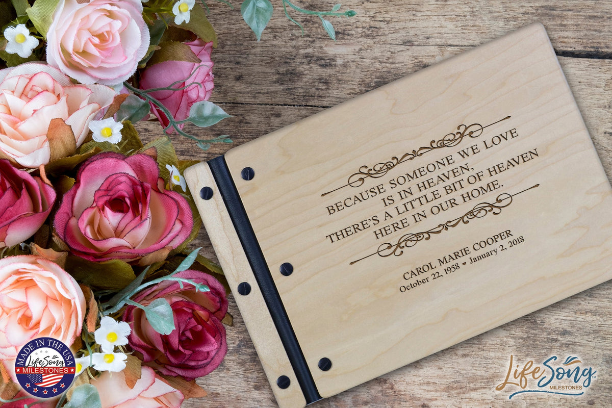 Personalized Memorial Guest Book - Someone We Love - LifeSong Milestones