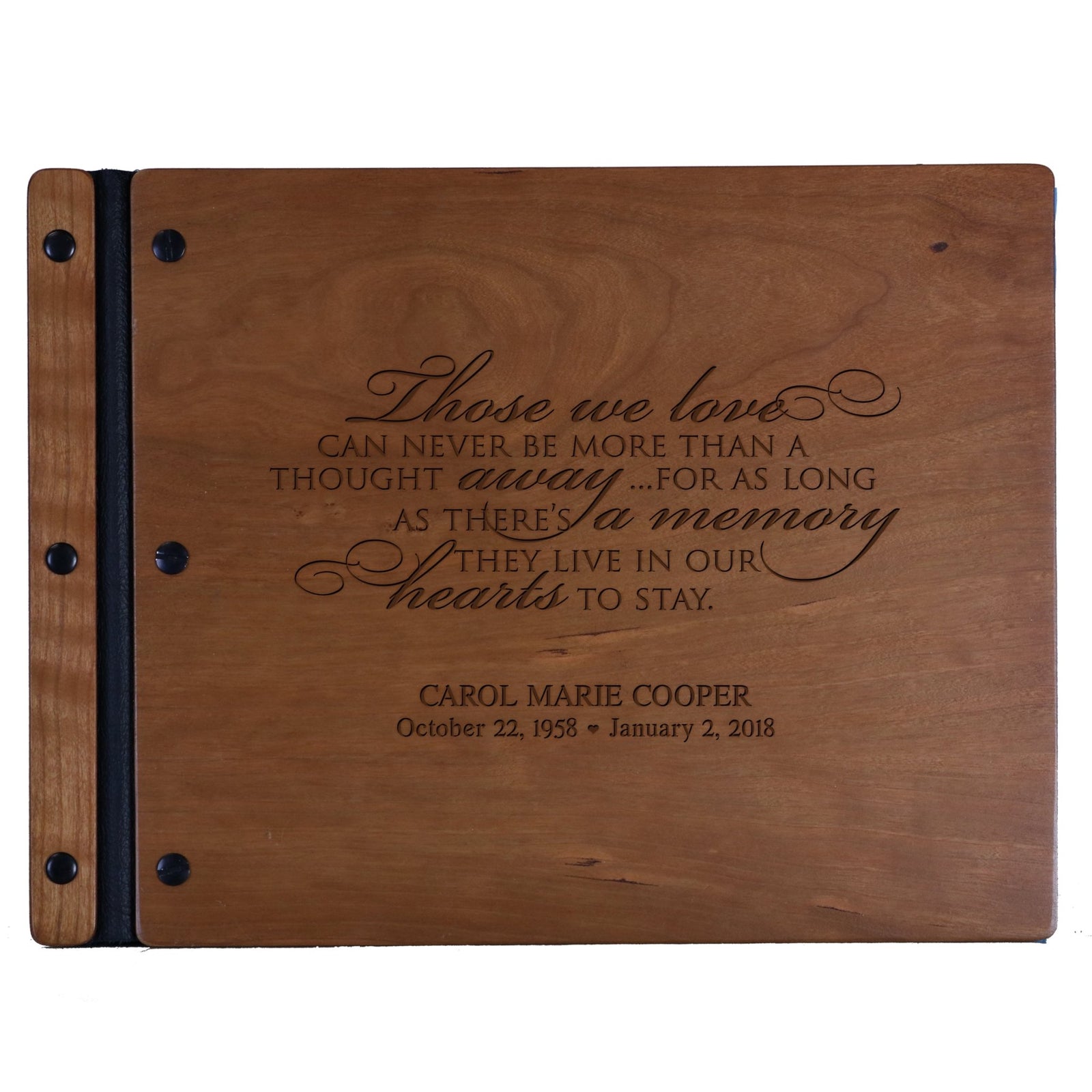 Personalized Memorial Guest Book - Those We Love - LifeSong Milestones
