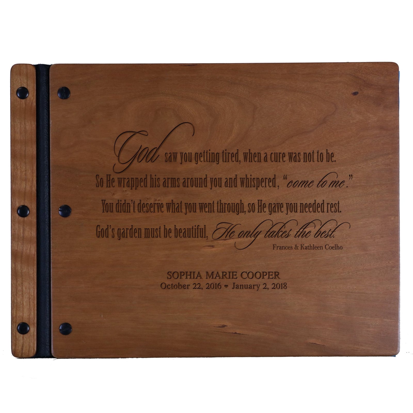 Personalized Memorial Guest Book - Those We Love - LifeSong Milestones