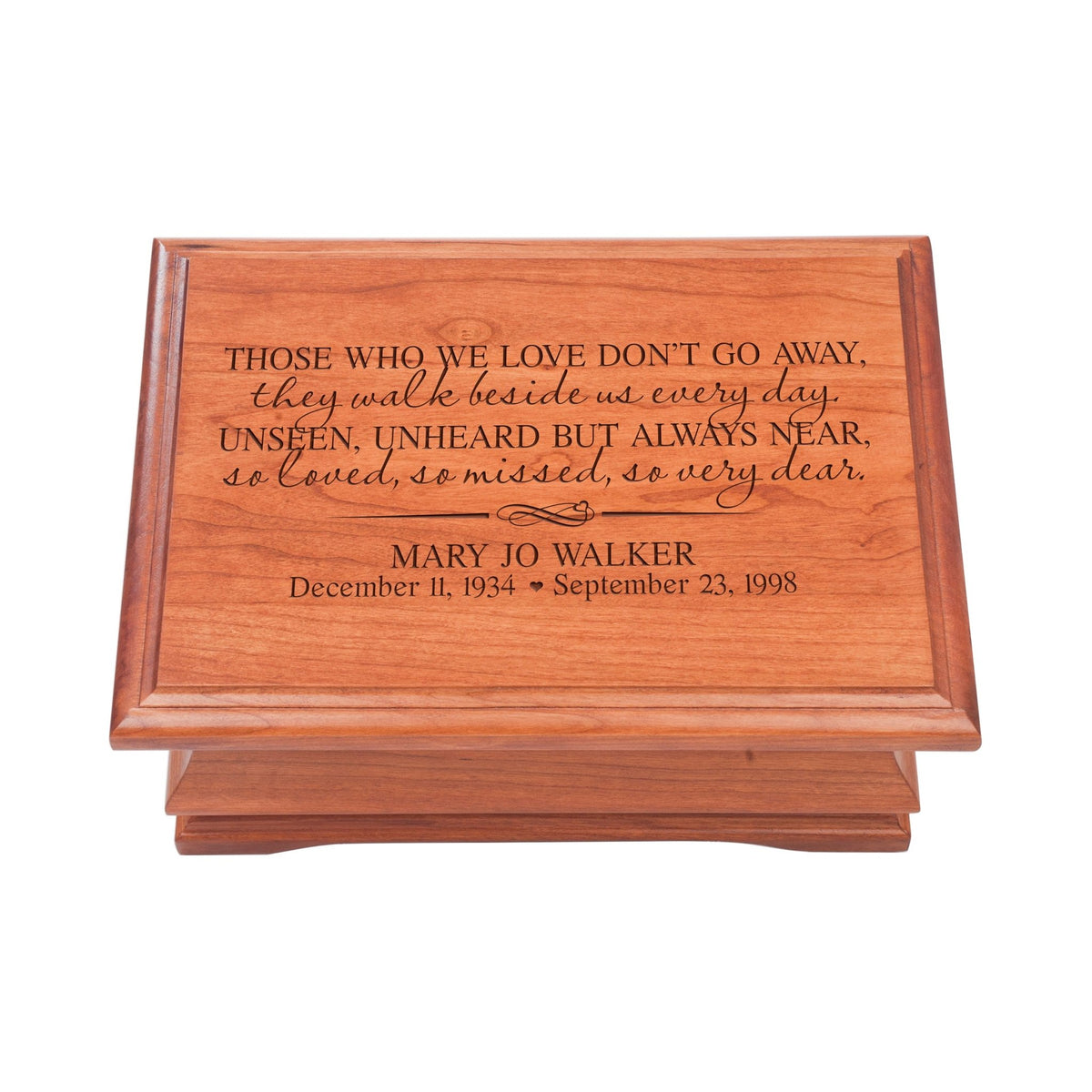Personalized Memorial Jewelry Box – Those Who We Love - LifeSong Milestones