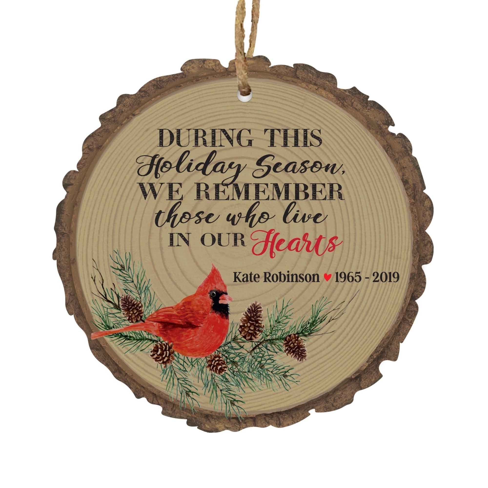 Personalized Memorial Ornament for Loss of Loved One- Holiday Season - LifeSong Milestones