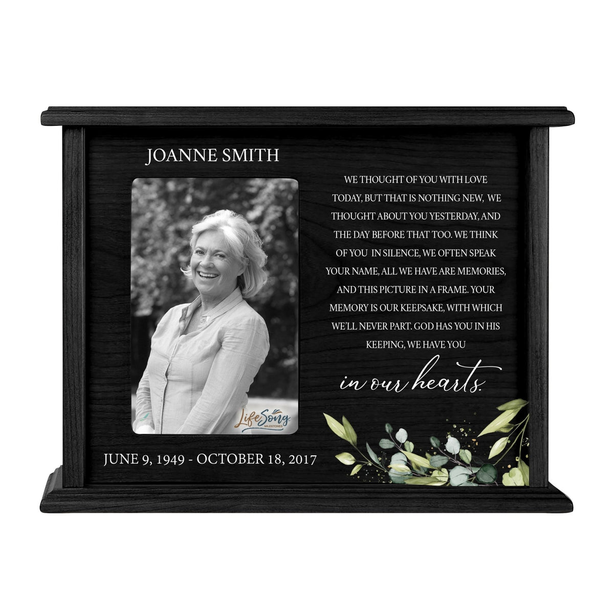 Personalized Wooden urns for human ashes