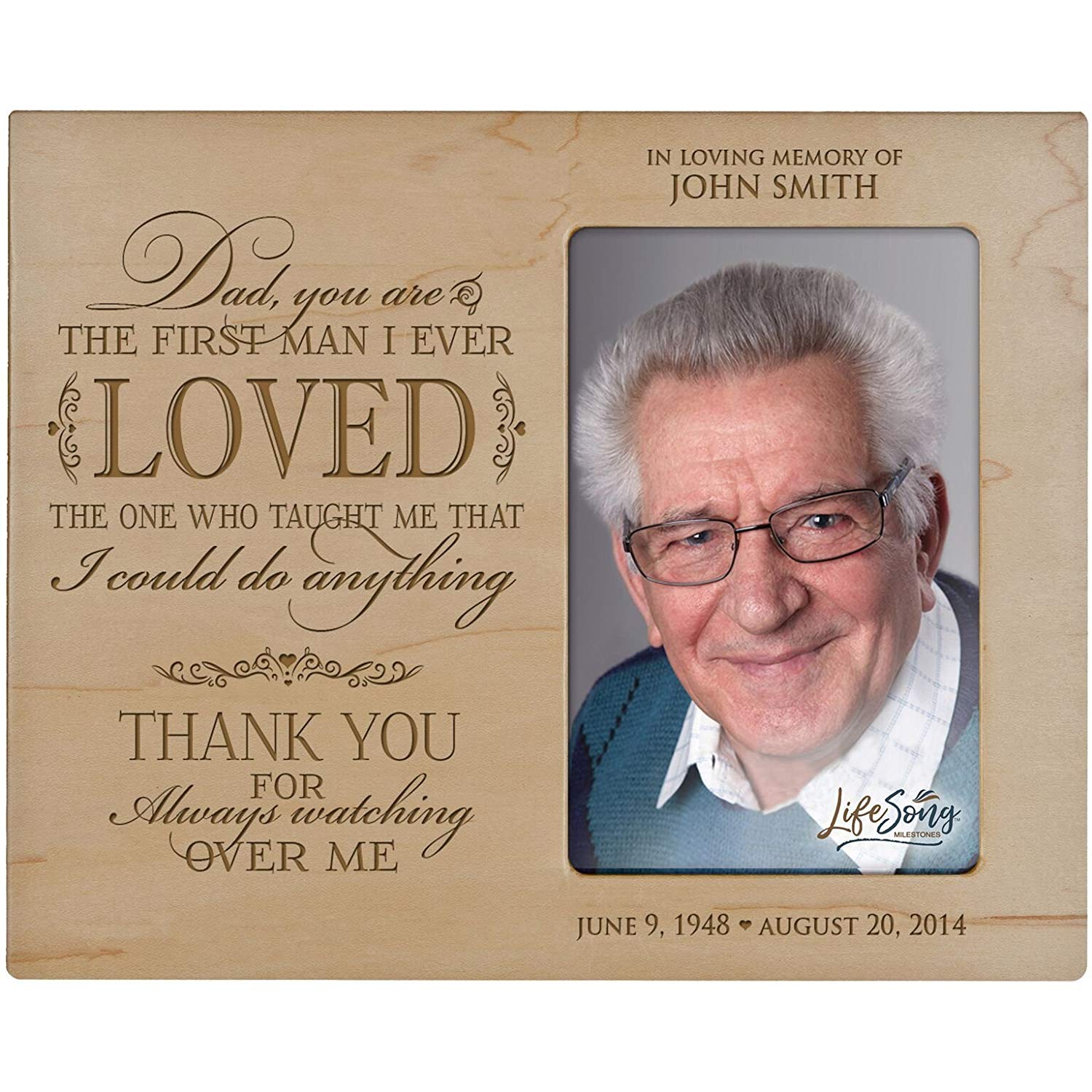 Personalized Memorial Photo Frame - Dad You Are - LifeSong Milestones