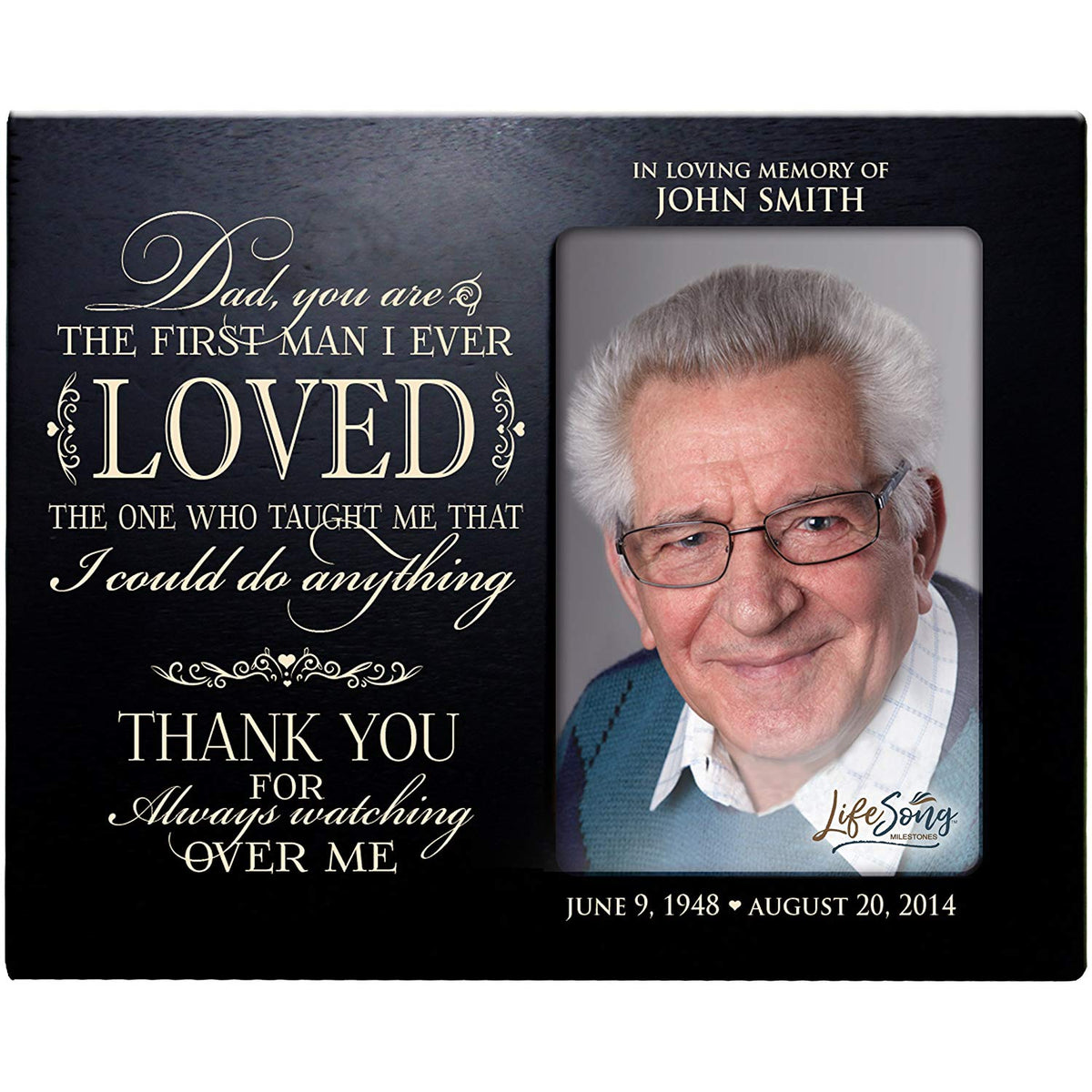Personalized Memorial Photo Frame - Dad You Are - LifeSong Milestones