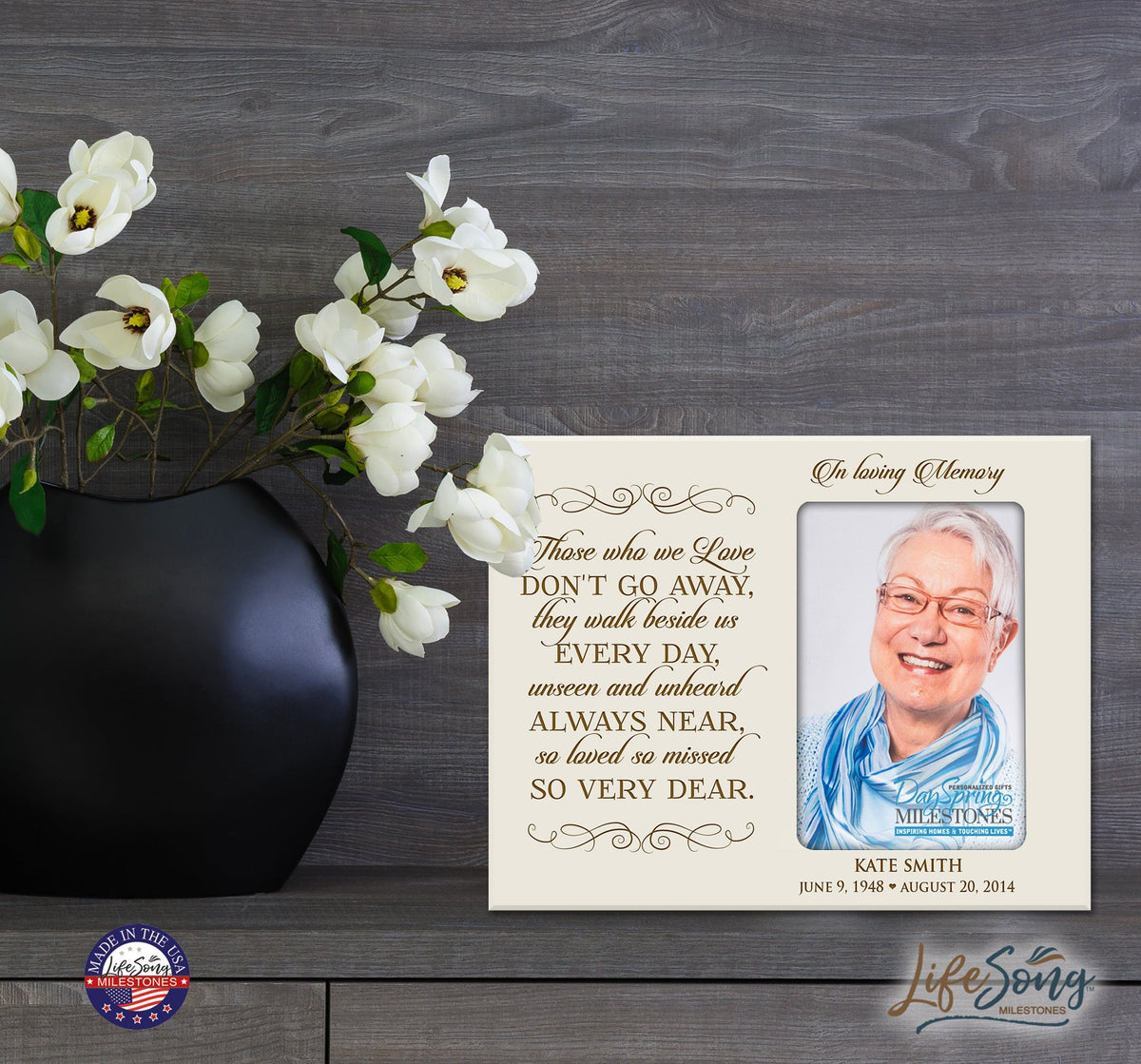 Personalized Memorial Photo Frame - Those Who We Love - LifeSong Milestones