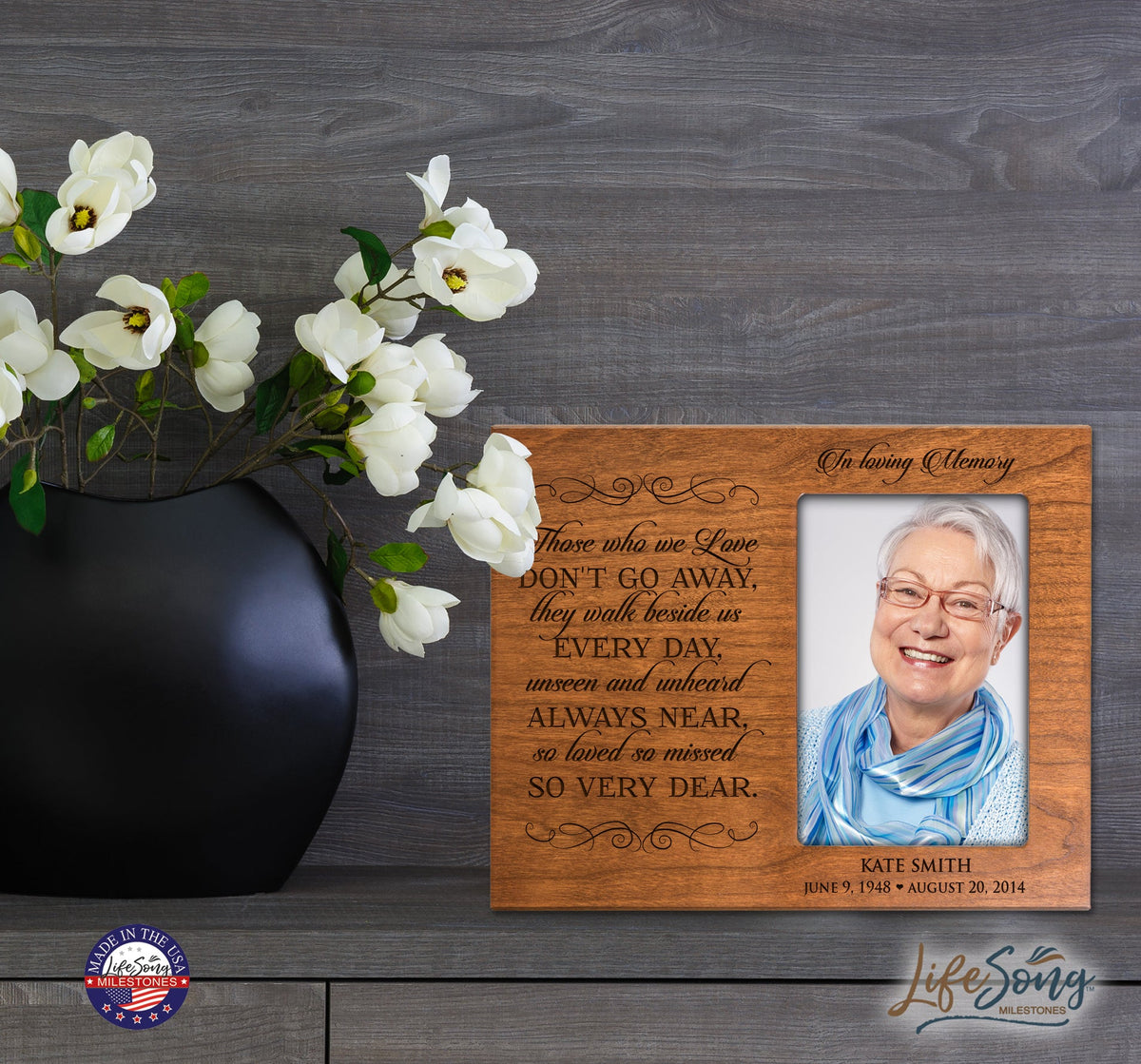 Personalized Memorial Photo Frame - Those Who We Love - LifeSong Milestones