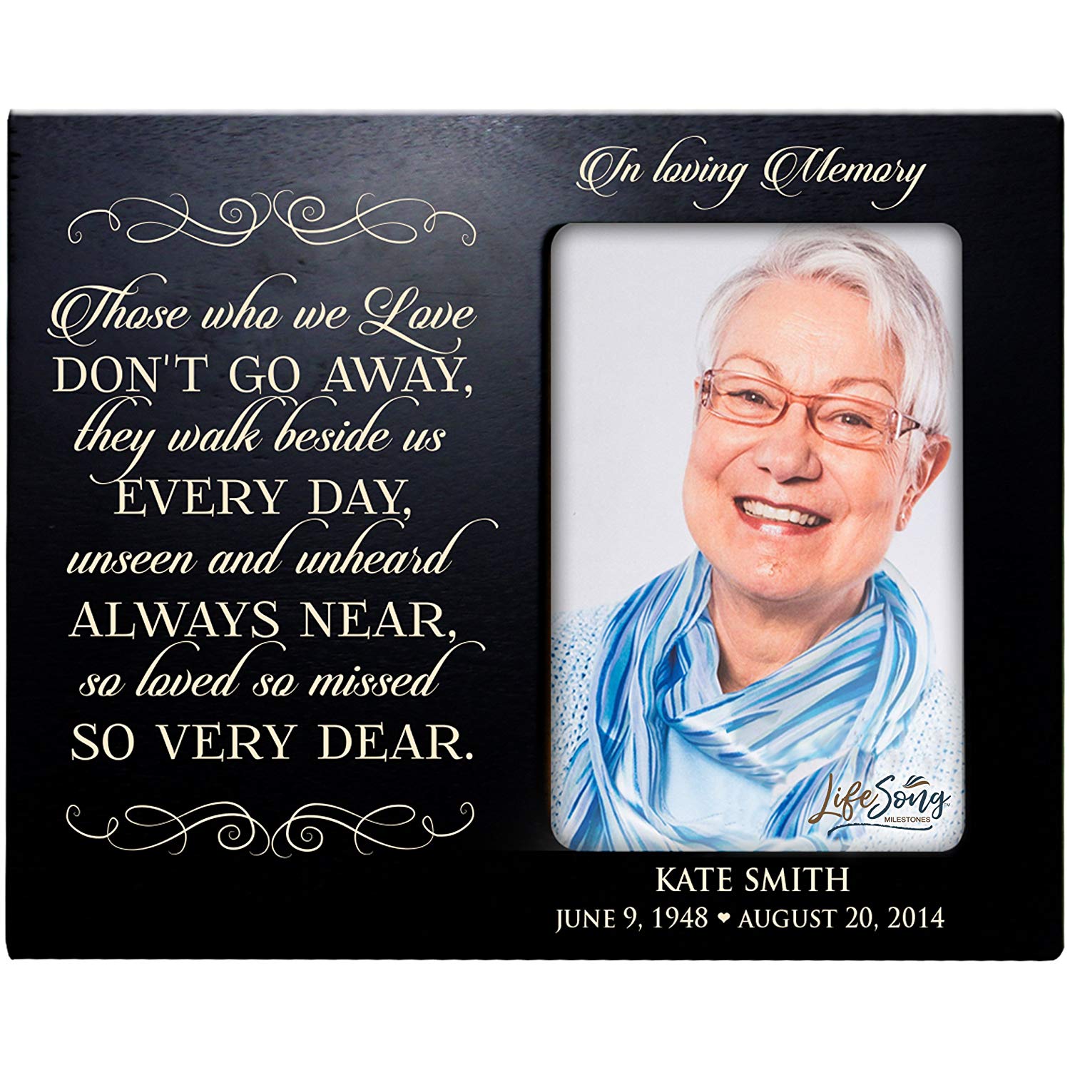 Personalized Memorial Photo Frame - Those Who We Love - LifeSong Milestones