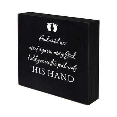 Personalized Memorial Shadow Box 6x6 - Until We Meet Again (Baby) - LifeSong Milestones