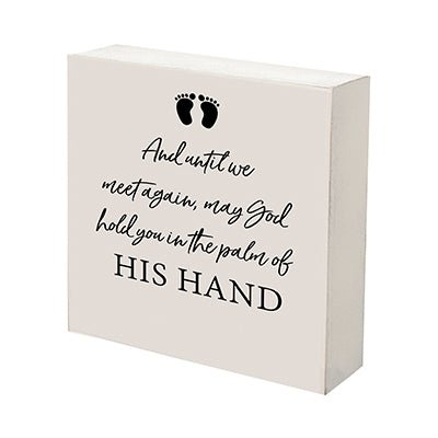 Personalized Memorial Shadow Box 6x6 - Until We Meet Again (Baby) - LifeSong Milestones