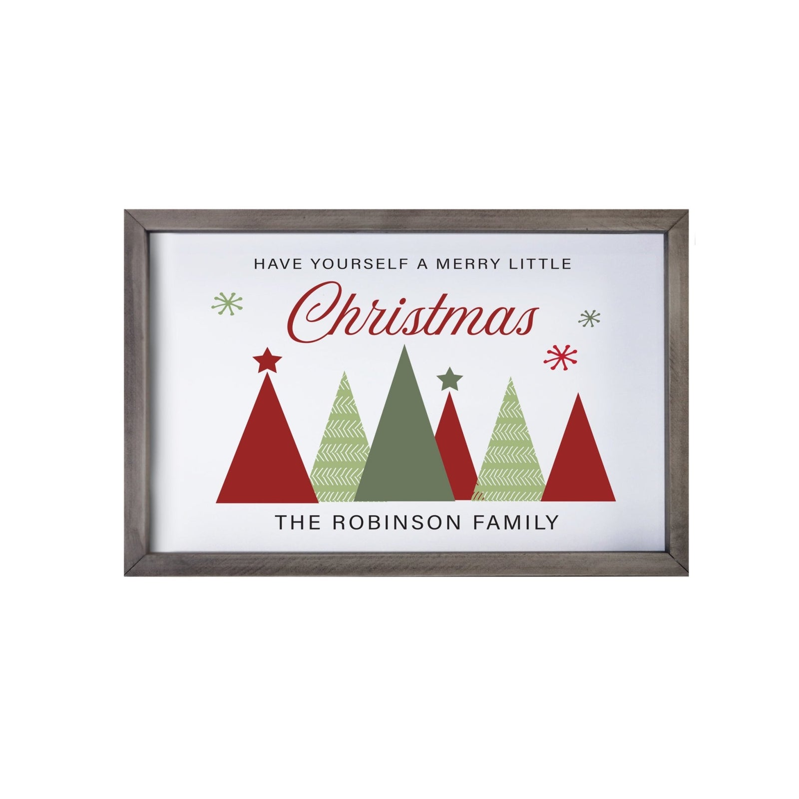 Personalized Merry Christmas Framed Shadow Box - Have Yourself A Merry - LifeSong Milestones