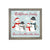 Personalized Merry Christmas Framed Shadow Box - Snowman Snow Place - LifeSong Milestones
