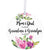 Personalized Modern 2.75in Christmas Round White Ornament for Grandparents - Mom & Dad - LifeSong Milestones