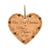 Personalized Modern 3.75x4in Christmas Wooden Heart Ornament for Grandparents - Our First Christmas - LifeSong Milestones