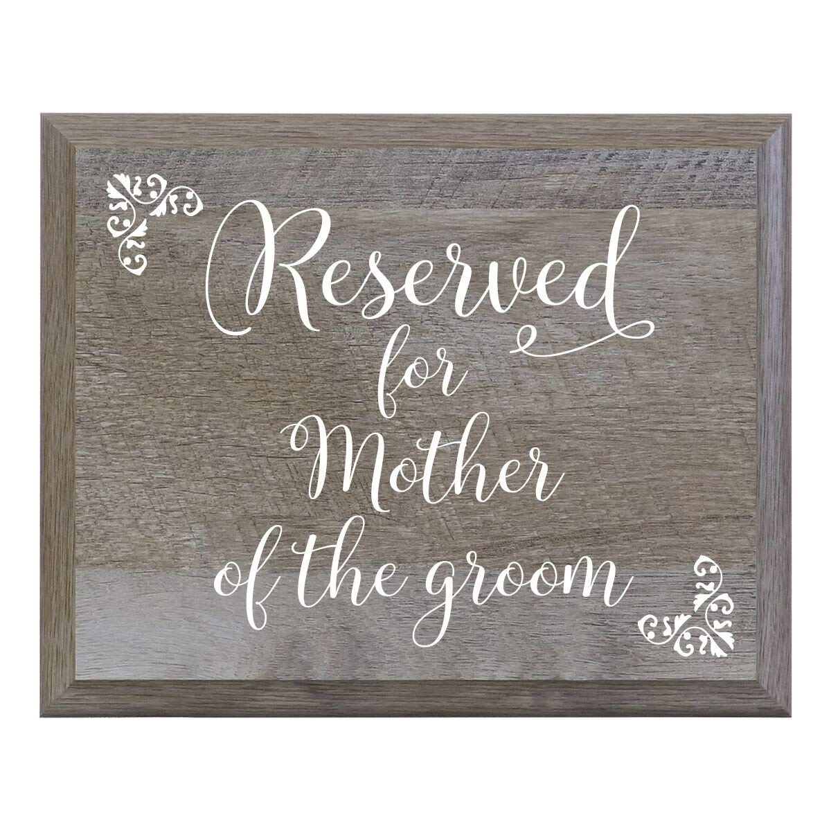 &quot;Reserved for Mother&quot; Decorative Wedding Signs - Ceremony &amp; Reception - LifeSong Milestones